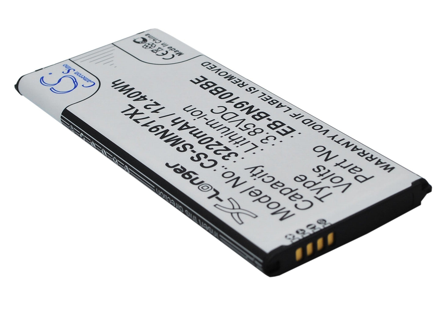 Replacement Battery for Samsung  Galaxy Note 4 – Mobile, SmartPhone – 3220mAh / 12.40Wh / 3.85V