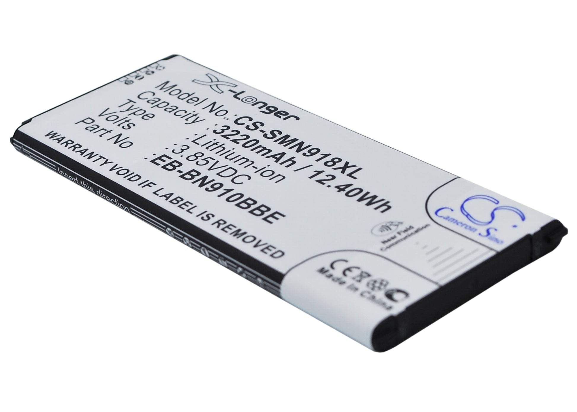 Replacement Battery for Samsung Galaxy Note 4 – Mobile, SmartPhone – 3220mAh / 3.85V - image 1