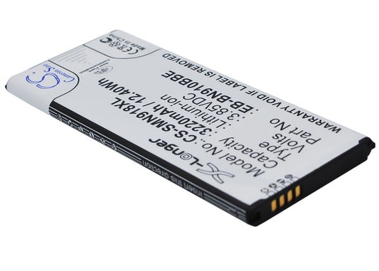 Replacement Battery for Samsung  Galaxy Note 4 – Mobile, SmartPhone – 3220mAh / 12.40Wh / 3.85V