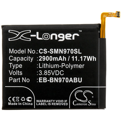 Replacement Battery for Samsung  Galaxy Note 10 – Mobile, SmartPhone – 2900mAh / 11.17Wh / 3.85V