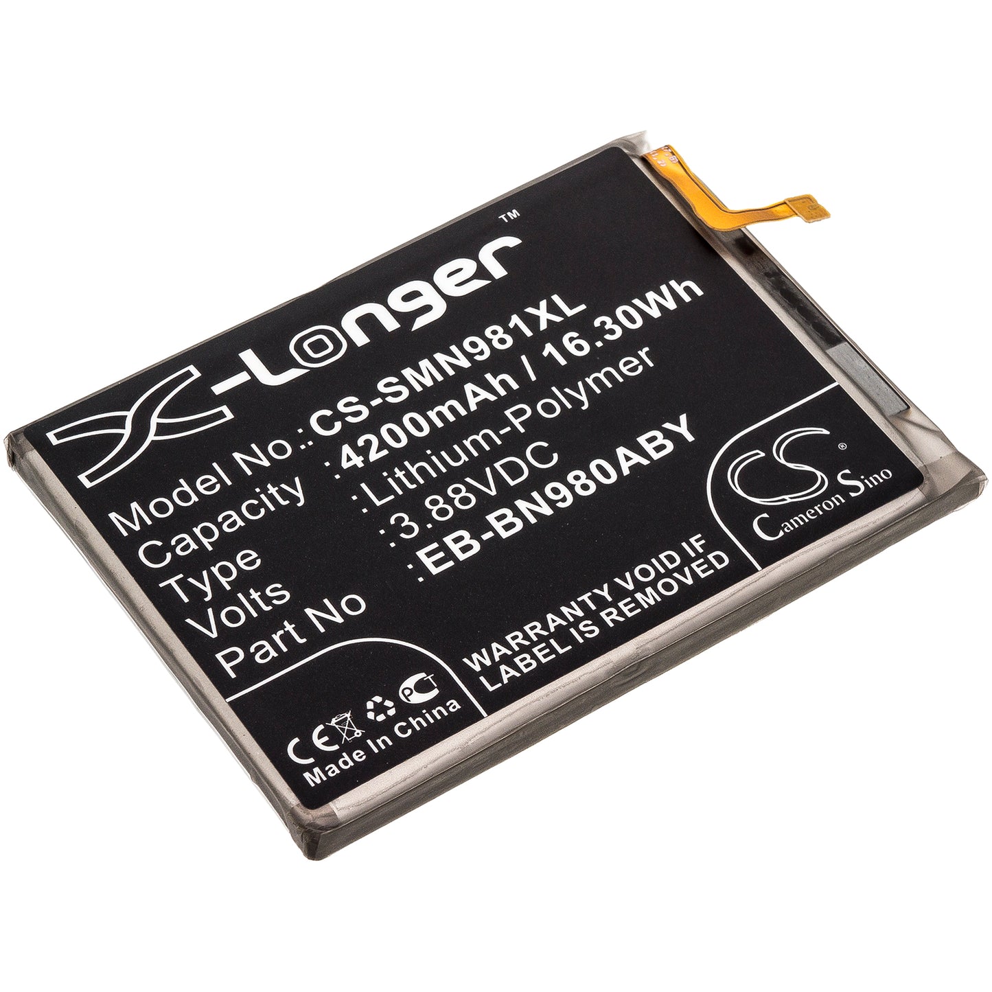 Replacement Battery for Samsung Galaxy Note 20 – Mobile, SmartPhone – 4200mAh / 3.88V - image 1