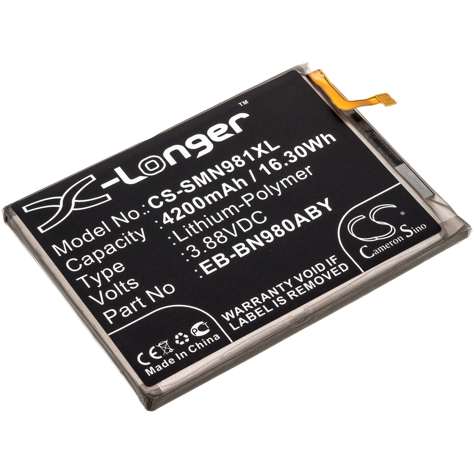 Replacement Battery for Samsung Galaxy Note 20 – Mobile, SmartPhone – 4200mAh / 3.88V - image 1