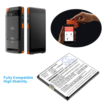 Replacement Battery for Sunmi P2 Mini – Payment Terminal – 2500mAh / 3.8V