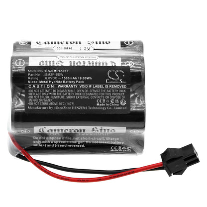 Replacement Battery for Sunforce 80 Led Solar Motion Light – Solar Battery – 1500mAh / 6V - image 3