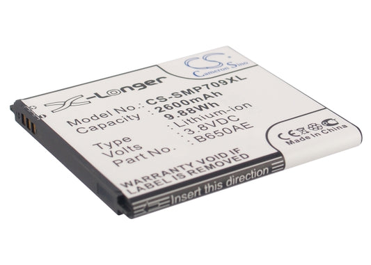 Replacement Battery for Samsung Galaxy Mega 5.8 – Mobile, SmartPhone – 2600mAh / 3.8V - image 1