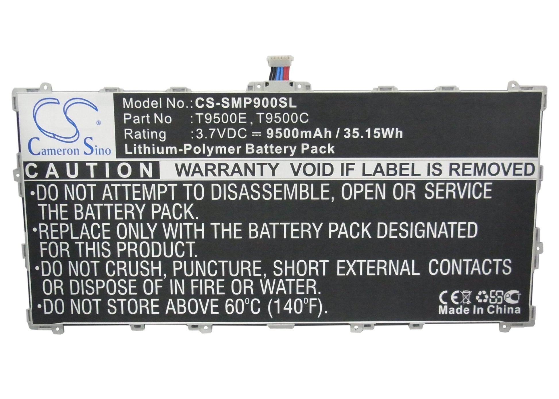 Replacement Battery for Samsung Galaxy Note 12.2 – Tablet – 9500mAh / 3.7V - image 4