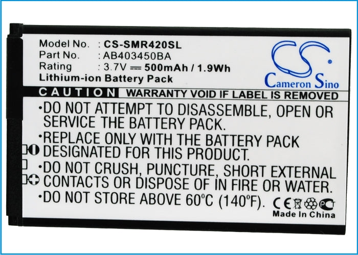 Replacement Battery for Samsung SCH-R200 – Mobile, SmartPhone – 500mAh / 3.7V - image 5