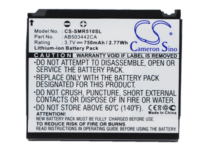 Replacement Battery for Samsung SCH-R500 – Mobile, SmartPhone – 750mAh / 3.7V - image 1