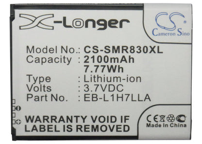 Replacement Battery for Samsung  Galaxy Axiom – Mobile, SmartPhone – 2100mAh/7.77Wh / 3.7V