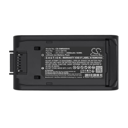 Replacement Battery for Samsung Jet 85 – Vacuum – 2500mAh / 25.2V