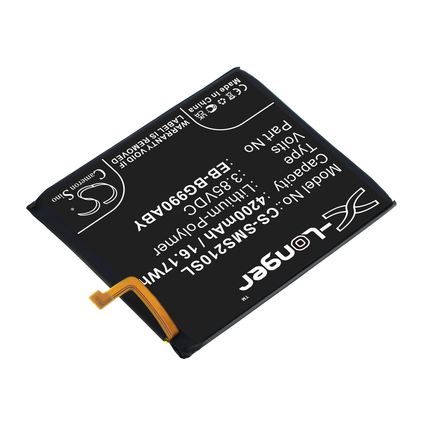 Replacement Battery for Samsung  Galaxy S21 Fan Edition 5G – Mobile, SmartPhone – 4200mAh / 16.17Wh / 3.85V