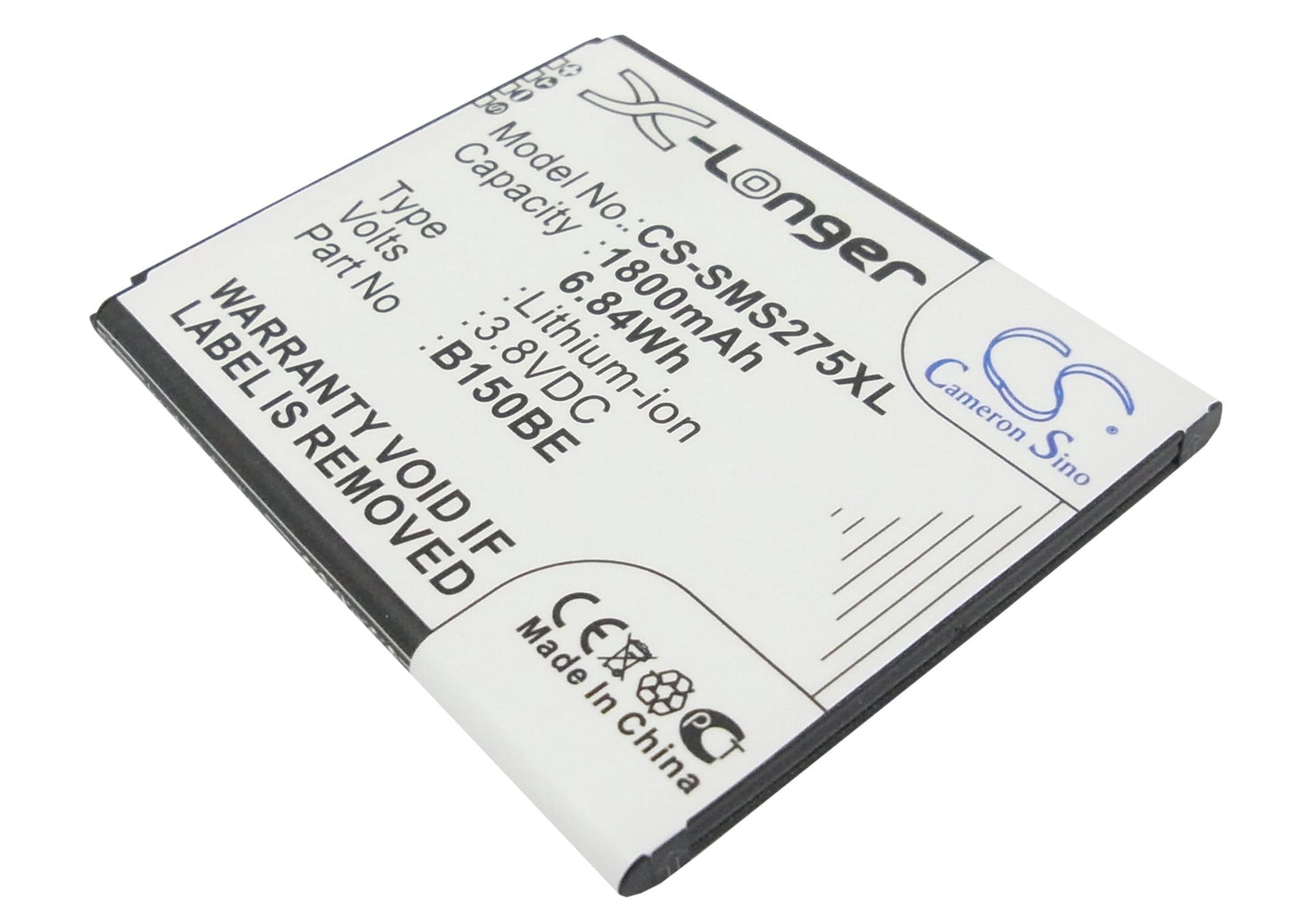 Replacement Battery for Samsung GT-S7275 – Mobile, SmartPhone – 1800mAh / 3.8V - image 1
