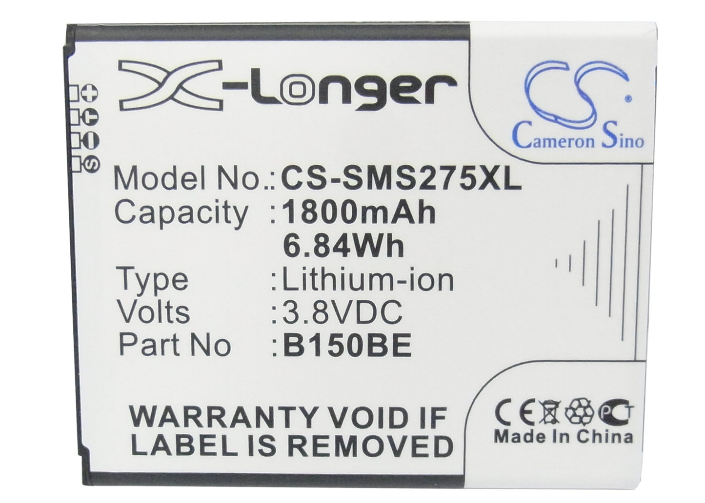 Replacement Battery for Samsung GT-S7275 – Mobile, SmartPhone – 1800mAh / 3.8V - image 5