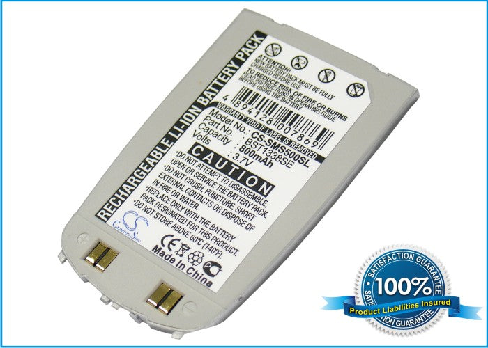 Replacement Battery for Samsung SGH-S500 – Mobile, SmartPhone – 800mAh / 3.7V - image 1