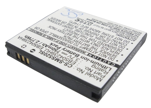 Replacement Battery for Samsung  GT-S5200 – Mobile, SmartPhone – 750mAh / 3.7V