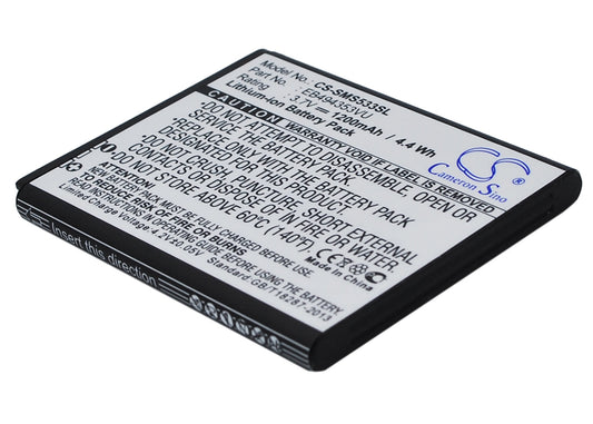 Replacement Battery for Samsung GT-S5570 – Mobile, SmartPhone – 1200mAh / 3.7V - image 1