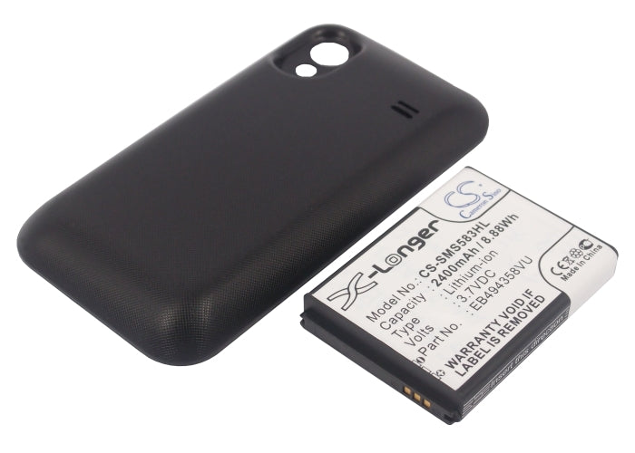Replacement Battery for Samsung GT-S5830 – Mobile, SmartPhone – 2400mAh / 3.7V - image 1