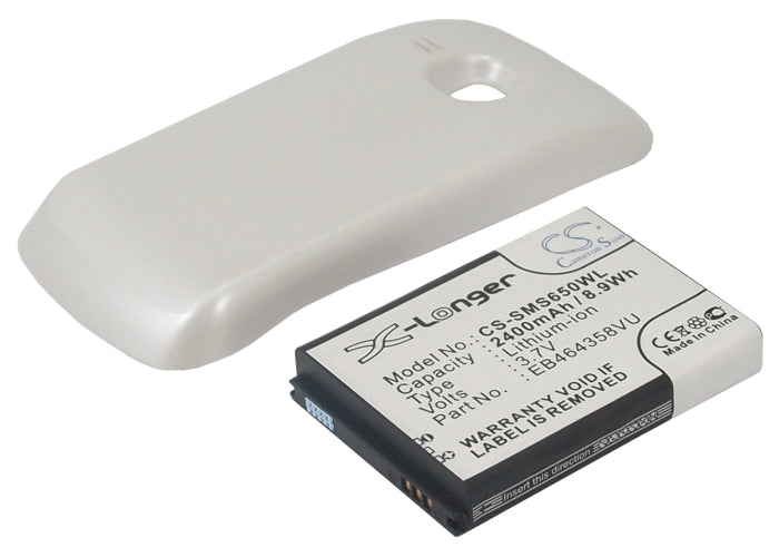 Replacement Battery for Samsung GT-S6500 – Mobile, SmartPhone – 2400mAh / 3.7V - image 1