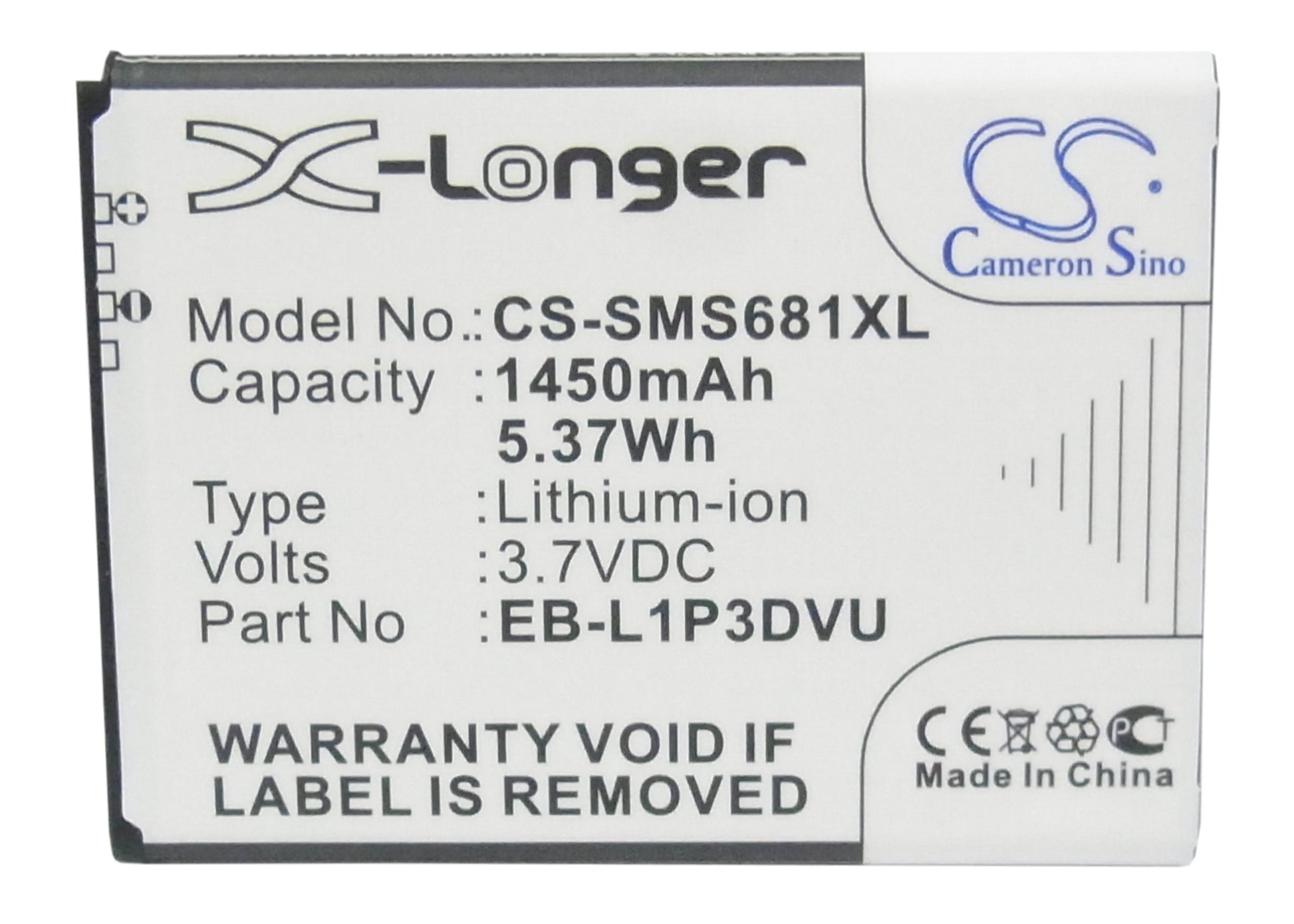 Replacement Battery for Samsung GT-S6810 – Mobile, SmartPhone – 1450mAh / 3.7V - image 5