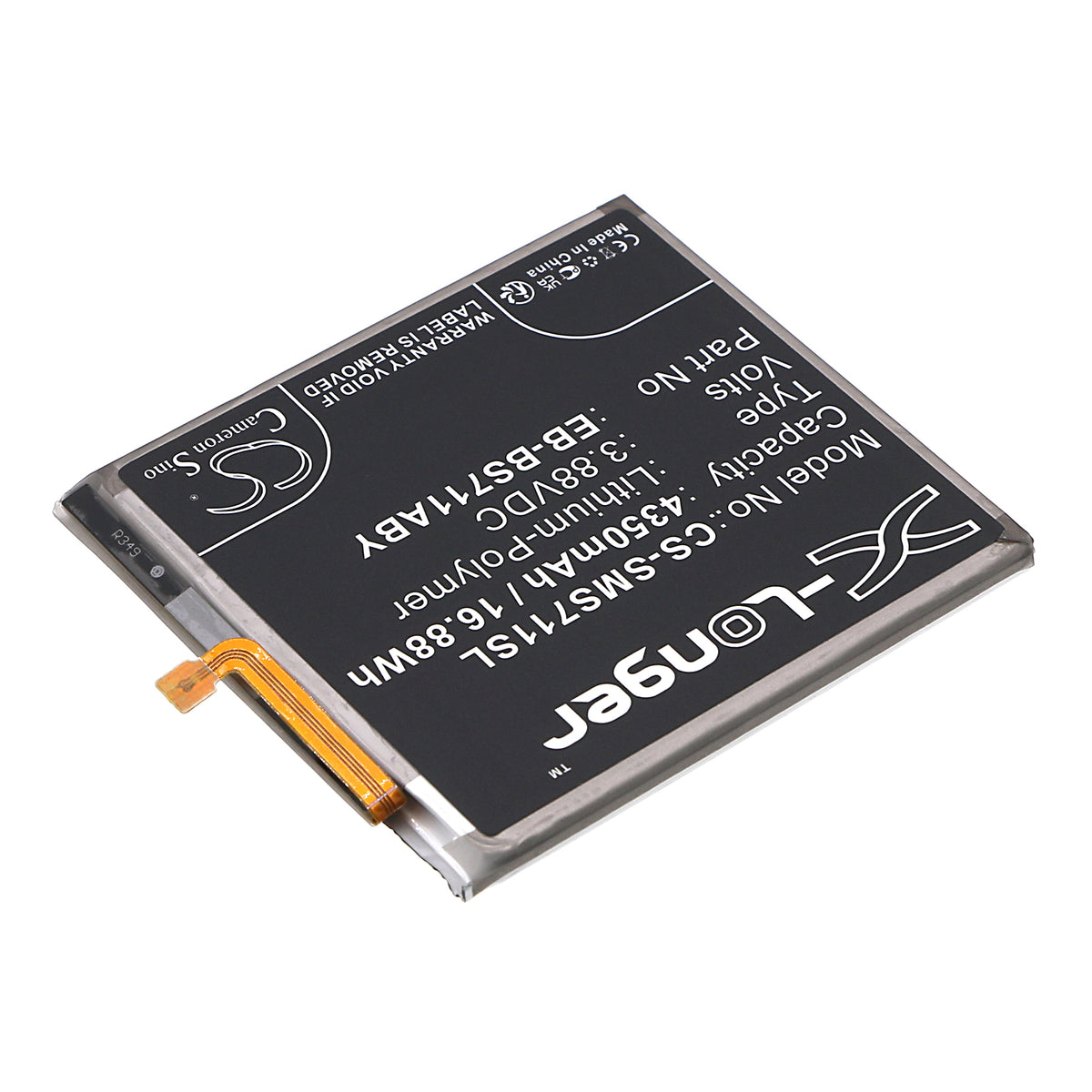 Replacement Battery for Samsung SM-S711B – Mobile, SmartPhone – 4350mAh / 3.88V