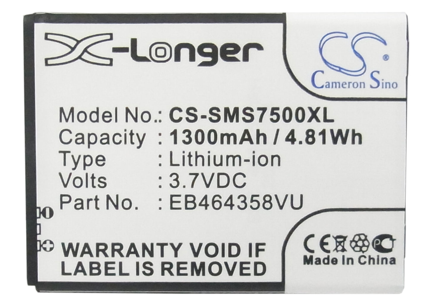 Replacement Battery for Samsung | AT&T GT-S7500 – Mobile, SmartPhone – 1300mAh / 3.7V - image 5