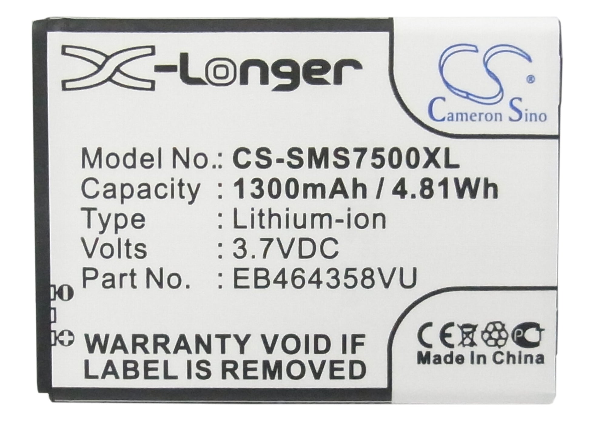 Replacement Battery for Samsung | AT&T GT-S7500 – Mobile, SmartPhone – 1300mAh / 3.7V - image 5