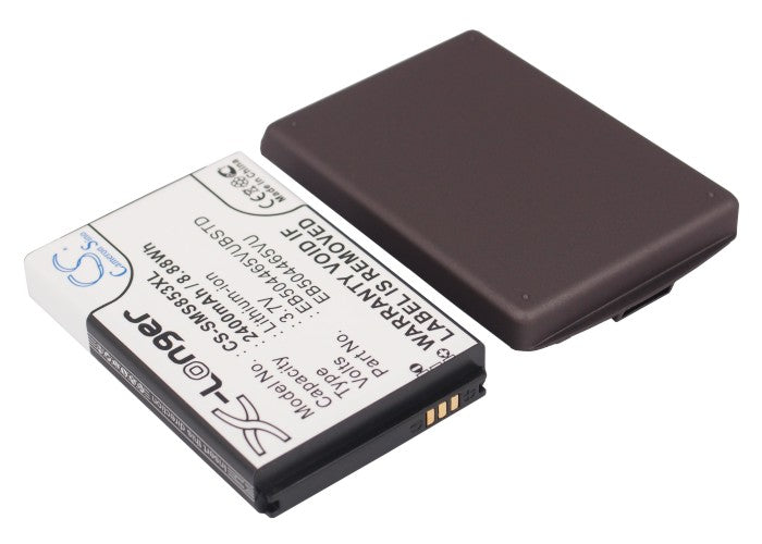 Replacement Battery for Samsung GT-S8530 – Mobile, SmartPhone – 2400mAh / 3.7V - image 2