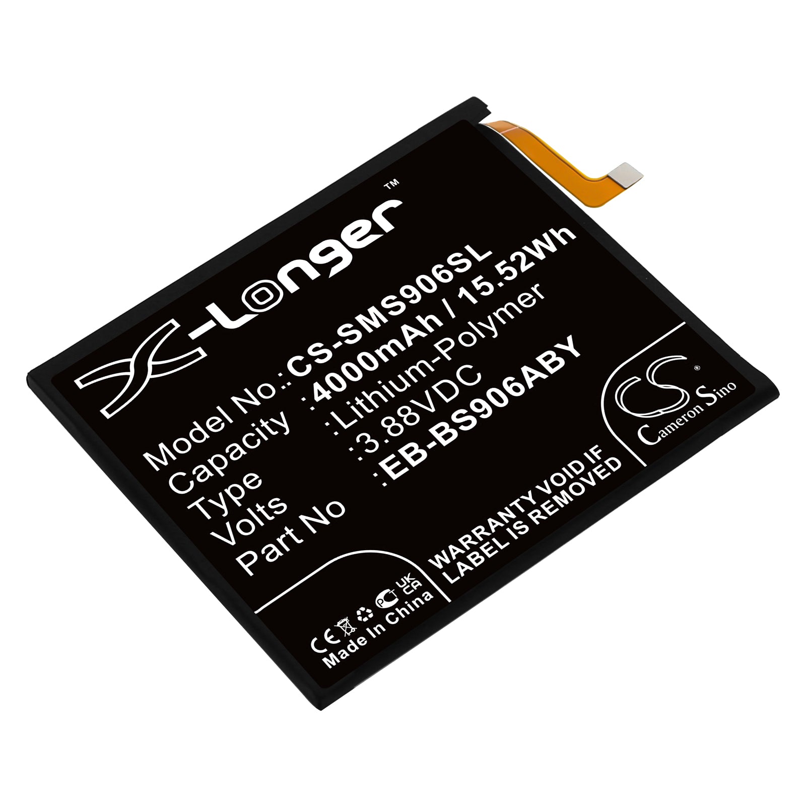 Replacement Battery for Samsung Galaxy S22 Plus 5G – Mobile, SmartPhone – 4000mAh / 3.88V - image 1