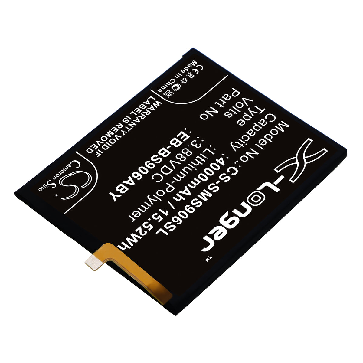 Replacement Battery for Samsung Galaxy S22 Plus 5G – Mobile, SmartPhone – 4000mAh / 3.88V
