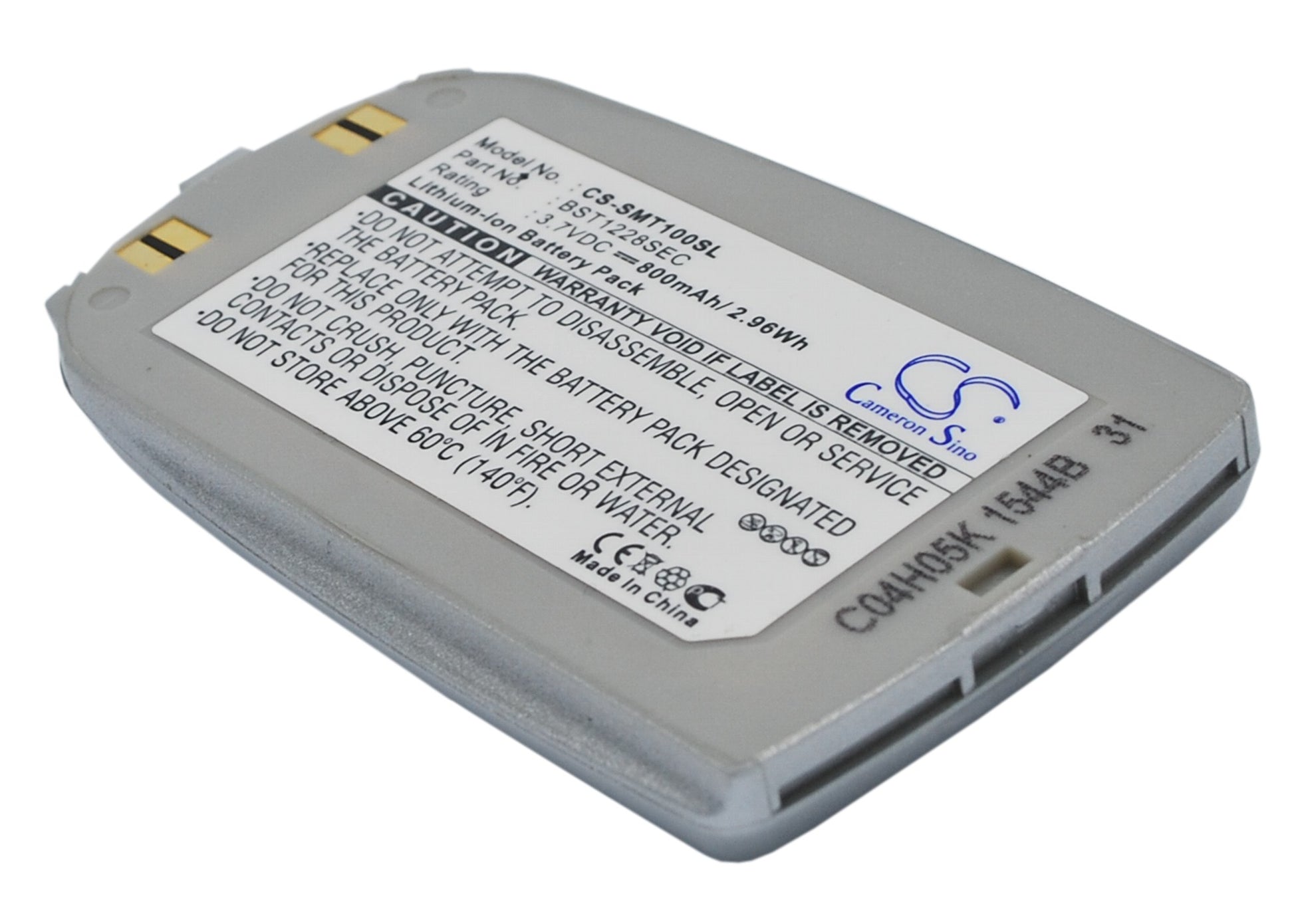 Replacement Battery for Samsung SGH-T100 – Mobile, SmartPhone – 800mAh / 3.7V - image 1