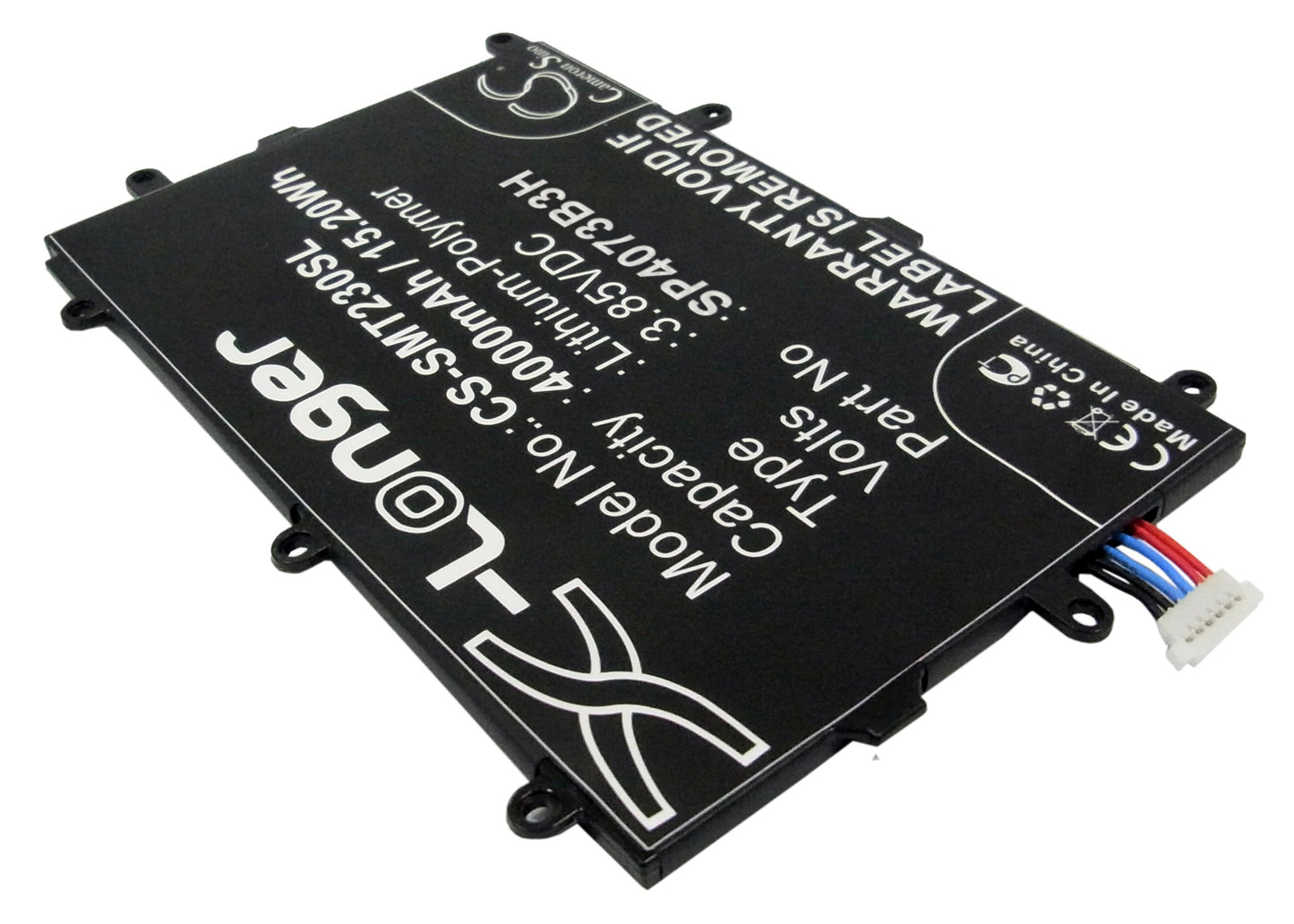Replacement Battery for Samsung SM-230 – Tablet – 4000mAh / 3.85V - image 2