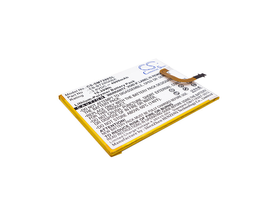 Replacement Battery for Samsung Galaxy Tab E 7.0 2016 4G LTE – Tablet – 4000mAh / 3.8V - image 1