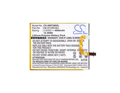 Replacement Battery for Samsung Galaxy Tab E 7.0 2016 4G LTE – Tablet – 4000mAh / 3.8V - image 5