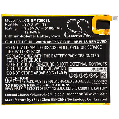 Replacement Battery for Samsung Galaxy Tab A 8.0 2019 – Tablet – 5100mAh / 3.85V - image 3