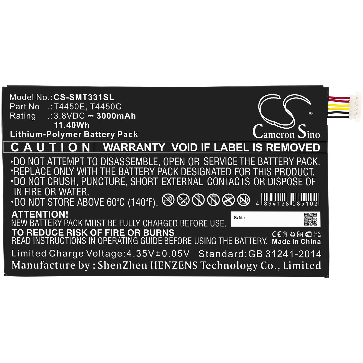 Replacement Battery for Samsung Galaxy Tab 4 – Tablet – 3000mAh / 3.8V - image 3
