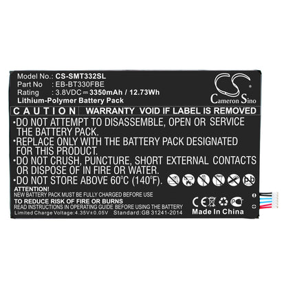 Replacement Battery for Samsung SM-T331 – Tablet – 3350mAh / 3.8V - image 3