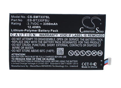 Replacement Battery for Samsung Galaxy Tab 4 8.0 – Tablet – 3350mAh / 3.7V - image 1