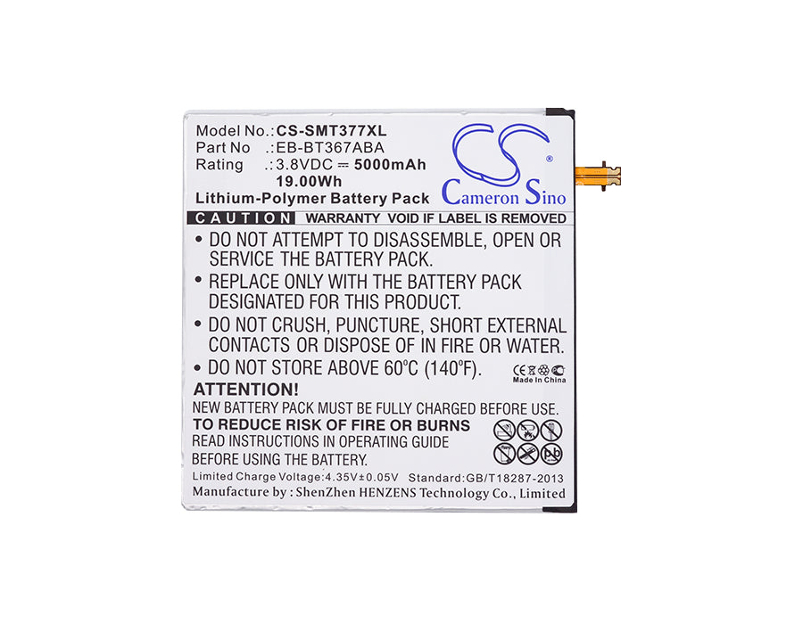 Replacement Battery for Samsung Galaxy Tab 5 – Tablet – 5000mAh / 3.8V - image 5