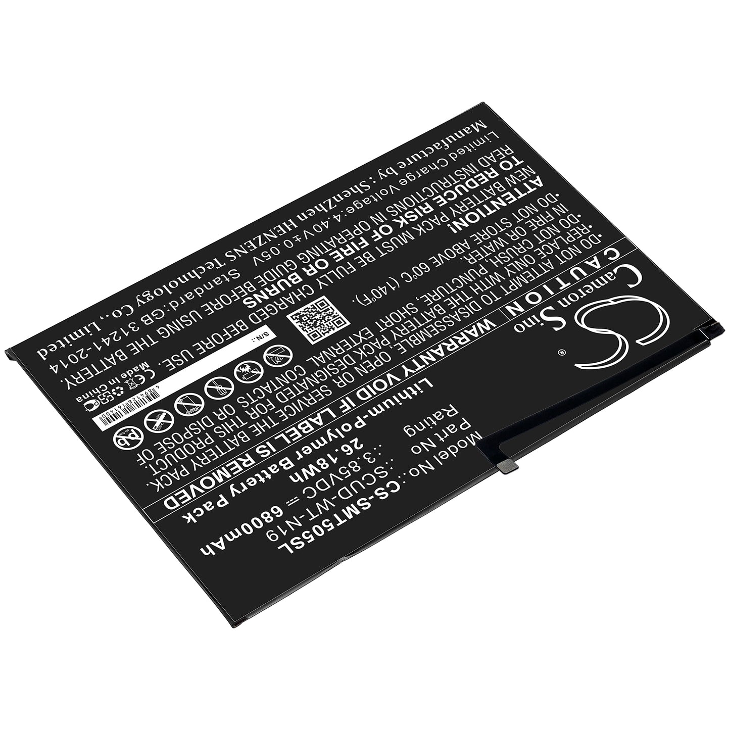 Replacement Battery for Samsung Galaxy Tab A7 10.4 2020 – Tablet – 6800mAh / 3.85V - image 2