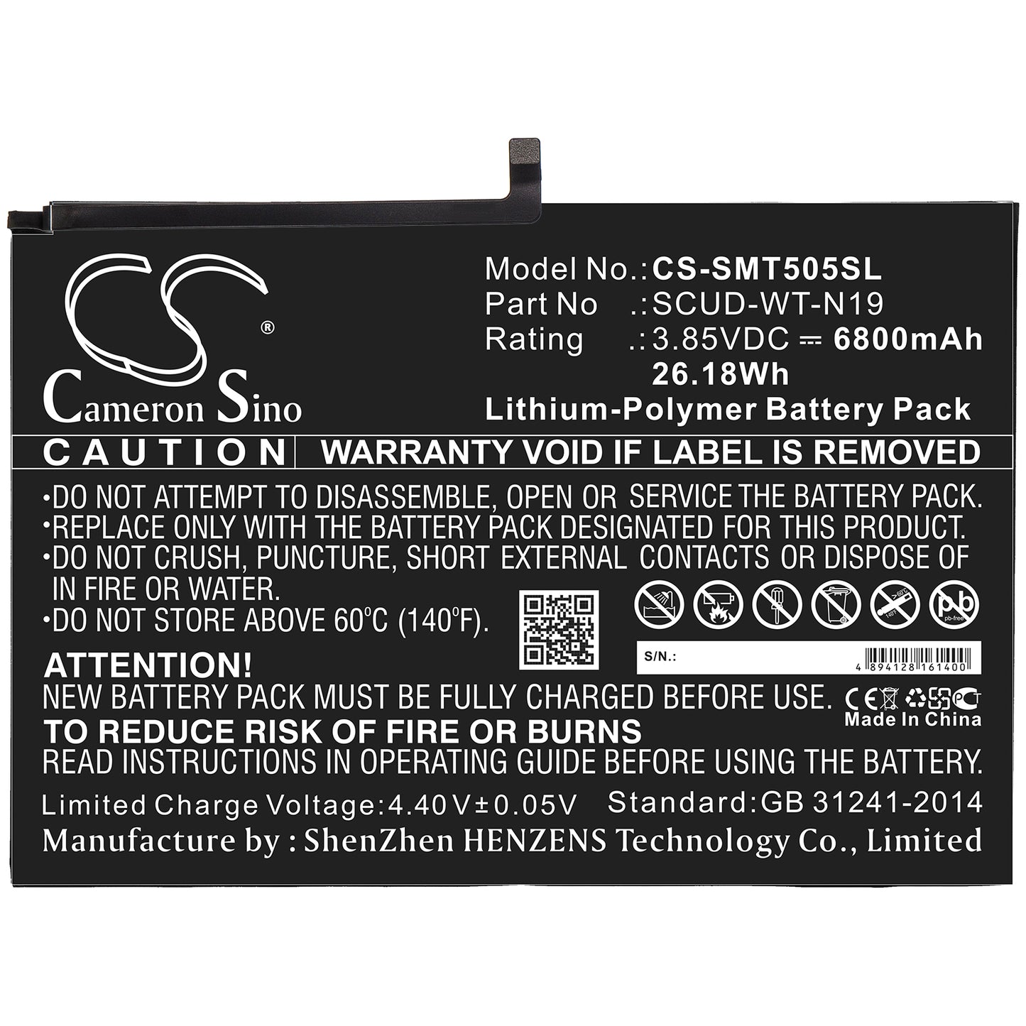 Replacement Battery for Samsung Galaxy Tab A7 10.4 2020 – Tablet – 6800mAh / 3.85V - image 3