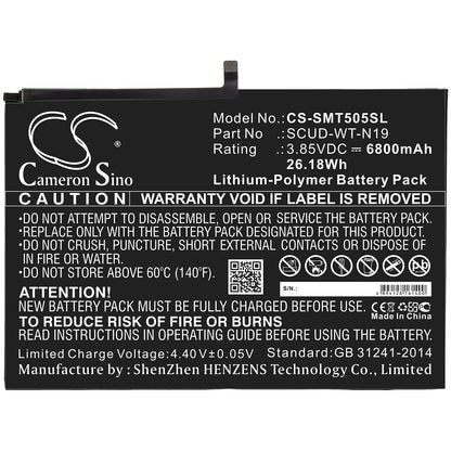 Replacement Battery for Samsung Galaxy Tab A7 10.4 2020 – Tablet – 6800mAh / 3.85V - image 3