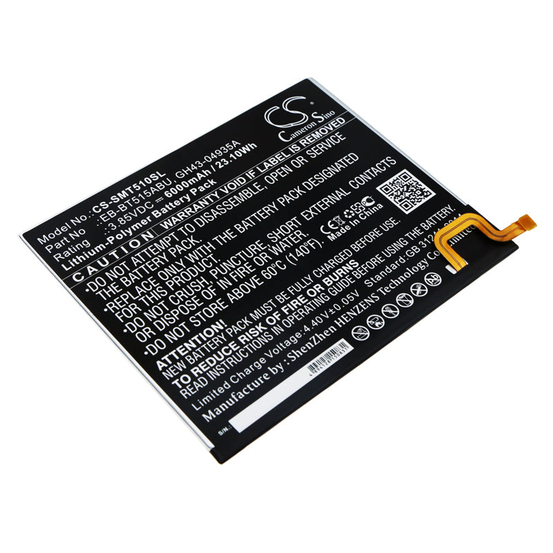 Replacement Battery for Samsung SM-T510 – Tablet – 6000mAh / 3.85V - image 1