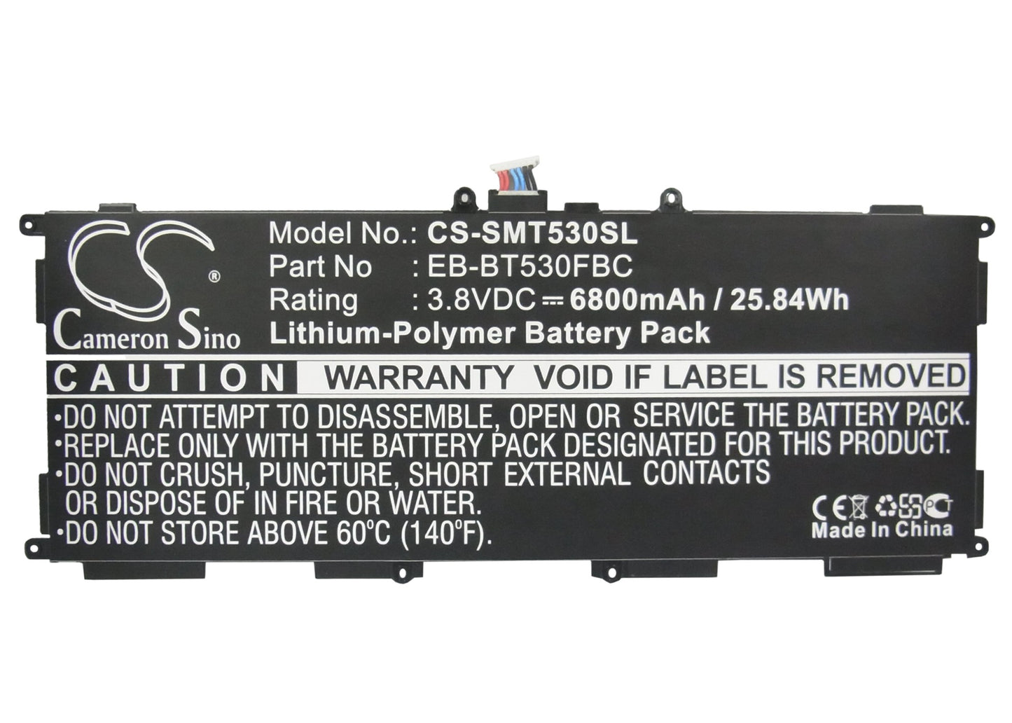Replacement Battery for Samsung SM-T530 – Tablet – 6000mAh / 3.8V - image 5
