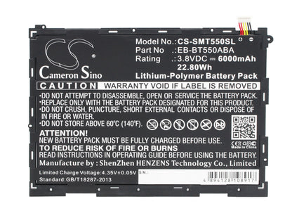 Replacement Battery for Samsung Galaxy Tab A 9.7 – Tablet – 6000mAh / 3.8V - image 5