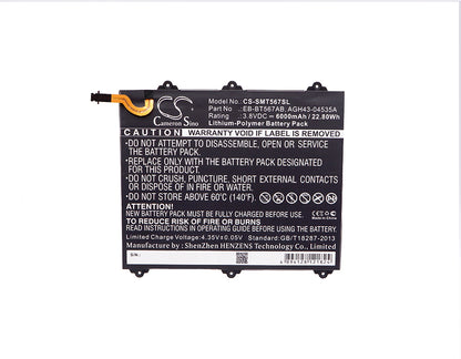 Replacement Battery for Samsung SM-T567 – Tablet – 6000mAh / 3.8V - image 5