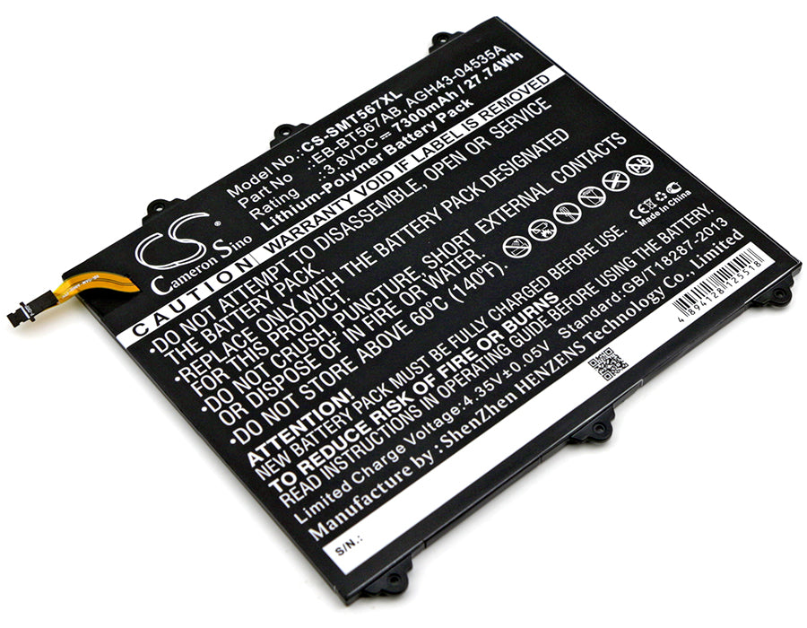 Replacement Battery for Samsung SM-T567 – Tablet – 7300mAh / 3.8V - image 1