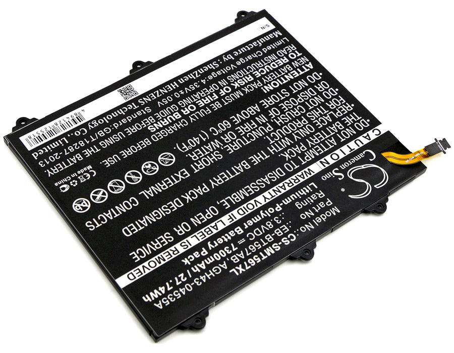 Replacement Battery for Samsung SM-T567 – Tablet – 7300mAh / 3.8V - image 2