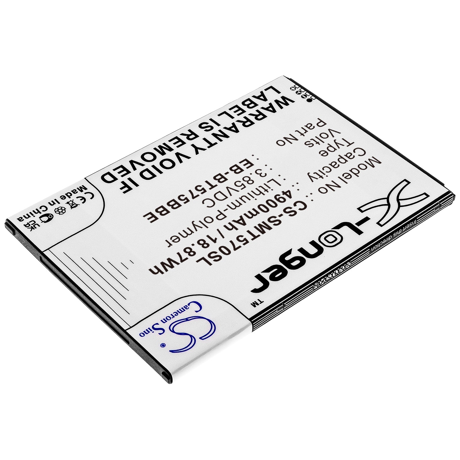Replacement Battery for Samsung Galaxy Tab Active 3 – Tablet – 4900mAh / 3.85V - image 2