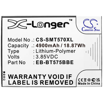 Replacement Battery for Samsung Galaxy Tab Active 3 – Tablet – 4900mAh / 3.85V - image 3