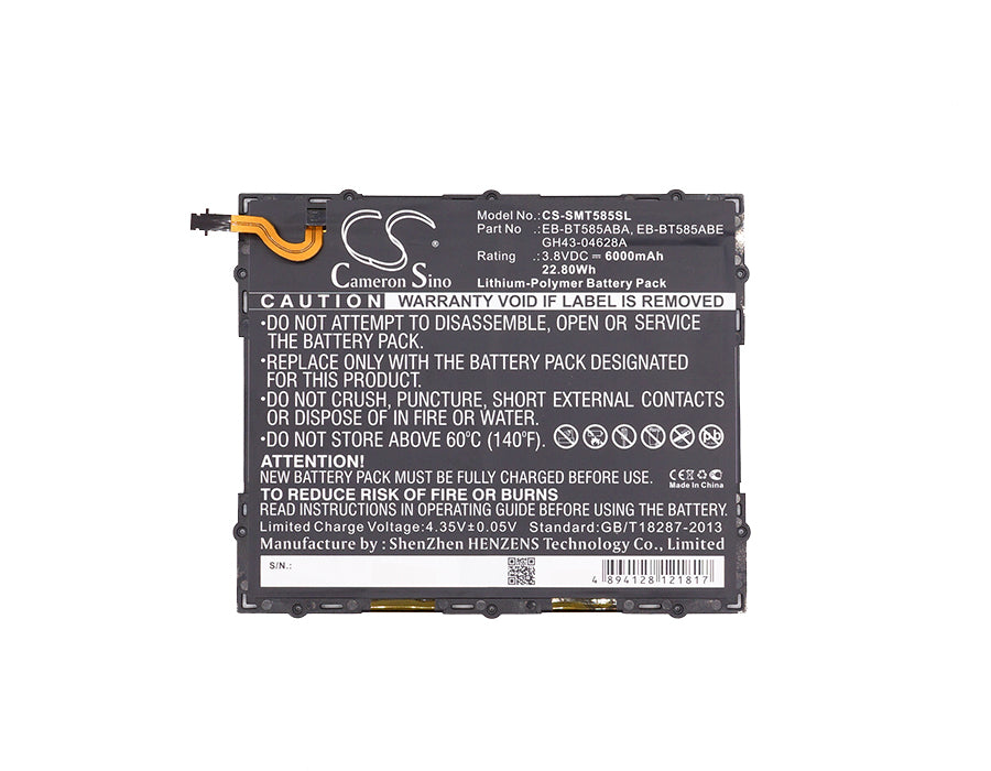 Replacement Battery for Samsung SM-T580 – Tablet – 6000mAh / 3.8V - image 3